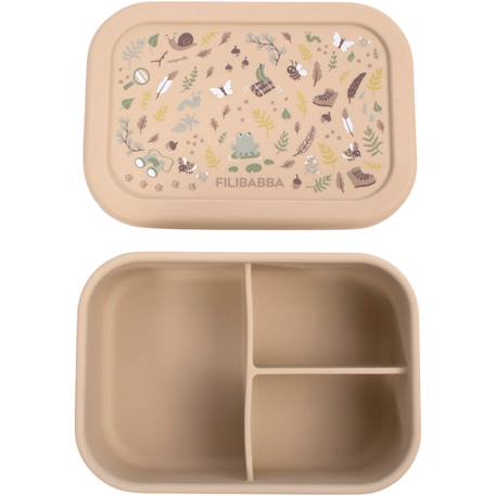 Lunch box silicone lucky Ecru, marron, vert+Rose, rouge, noir 9 - vertbaudet enfant 