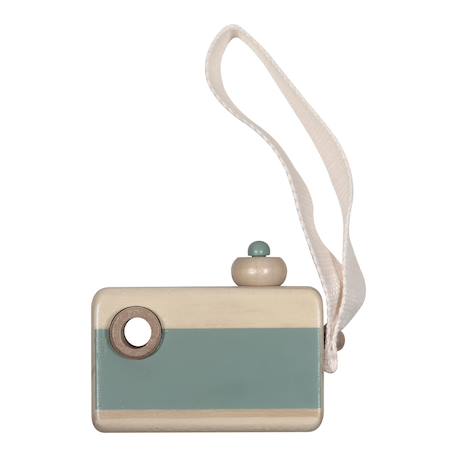 Appareil photo en bois aquamarine Aquamarine+Gris foncé 6 - vertbaudet enfant 