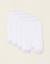 Pack 4 pantalons avec plis et ceinture haute Blanc 1 - vertbaudet enfant 