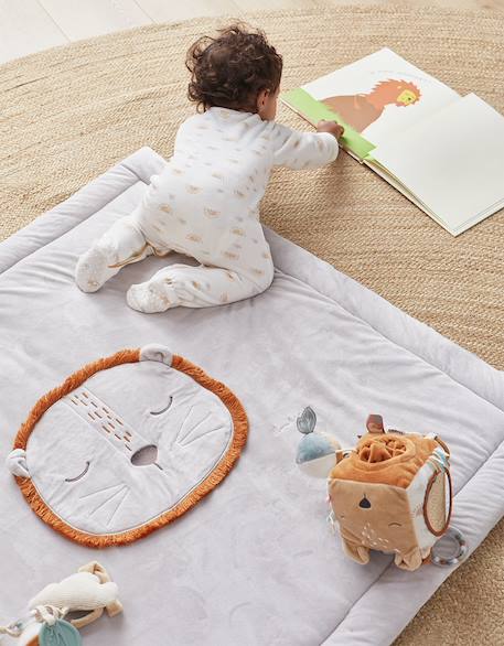 Tapis de jeu et de parc en veloudoux Gris 5 - vertbaudet enfant 