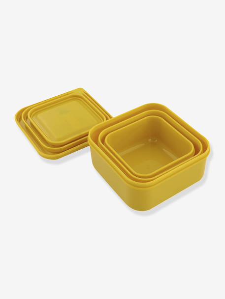 Boite à goûter bleu+jaune+orange+rose nude+vert 17 - vertbaudet enfant 