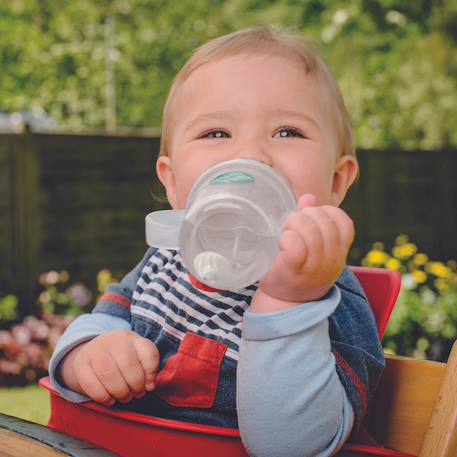 Tasse anti fuite + paille lestée koala - v3 Vert 3 - vertbaudet enfant 