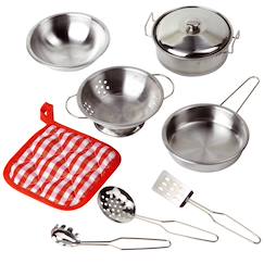 Jouet-Jeux d'imitation-Set de cuisine 8 pièces