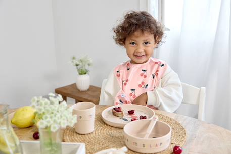 Lot de 2 bavoirs à poche happy fruits cerise Multi-coloured 3 - vertbaudet enfant 