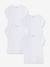 Lot 4 T-shirts maillot de corps BASICS blanc 1 - vertbaudet enfant 