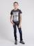 T-shirt col rond pur coton jamijel garçon Antra+Bleu marine+Noir 8 - vertbaudet enfant 