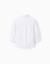 Chemise en oxford de coton Blanc+Bleu clair 2 - vertbaudet enfant 