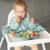 Coffret la diversification chouette - 3 bavoirs nomade + 1 assiette + 1 cuillère Bleu 5 - vertbaudet enfant 
