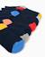 Pack 7 paires de chaussettes avec détails colorés Bleu foncé 2 - vertbaudet enfant 