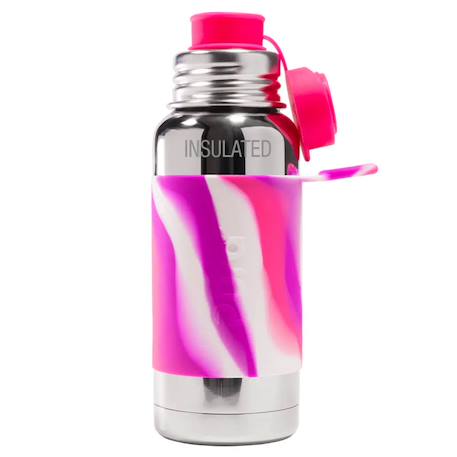 Gourde sport isotherme en inox 475 ml - pink Rose 1 - vertbaudet enfant 