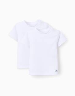-Pack 2 t-shirts unis en coton
