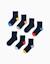 Pack 7 paires de chaussettes avec détails colorés Bleu foncé 1 - vertbaudet enfant 