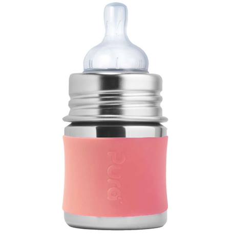 Biberon en inox 150 ml - moss Bleu+Rose+Vert 7 - vertbaudet enfant 