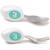 Set de 2 couverts ergonomiques aqua Bleu 1 - vertbaudet enfant 