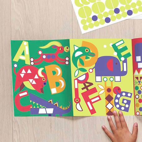 Poster panoramique 520 stickers les lettres de a à z Multi-coloured 4 - vertbaudet enfant 