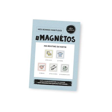 Les magnétos - mes bonnes habitudes - ma routine du matin Multi-coloured 1 - vertbaudet enfant 