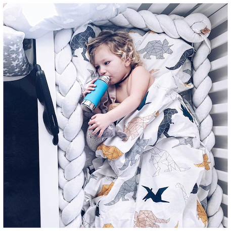 Biberon isotherme en inox 260 ml - aqua Bleu 5 - vertbaudet enfant 