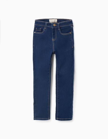 Jean flexible Bleu+Bleu foncé 5 - vertbaudet enfant 