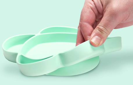 Coffret repas en silicone ventouse 4 pièces Vert 5 - vertbaudet enfant 