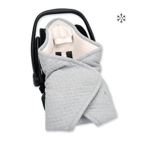 Nid d'ange biside ouatiné hiver  - teddy matelassé chaud Beige+Green+Lunar+Mix grey+Vintage 19 - vertbaudet enfant 