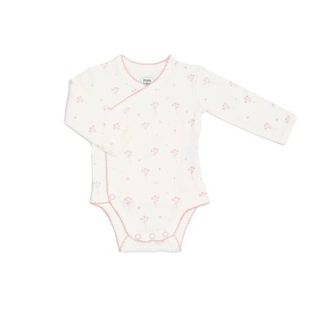 Tenue de naissance pour bébé - fleurs Ecru 3 - vertbaudet enfant 
