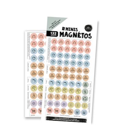 Les mini magnétos - 132 aimants Multi-coloured 1 - vertbaudet enfant 