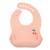 Bavoir en silicone - happy fruits cerise Rose 1 - vertbaudet enfant 