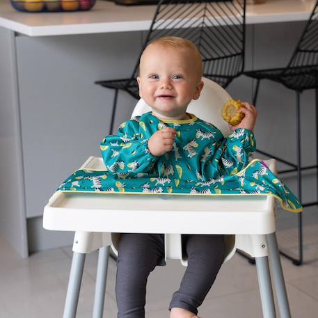 Bavoir manches longues nomade taille unique zèbre Multi-coloured 4 - vertbaudet enfant 