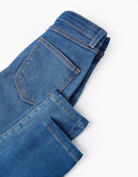 Jean flexible Bleu+Bleu foncé 4 - vertbaudet enfant 
