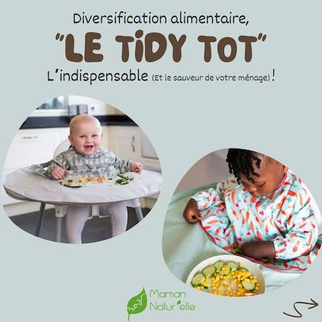 Kit bavoir et plateau transportable Vert 6 - vertbaudet enfant 