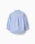 Chemise en coton Blanc+Bleu clair 5 - vertbaudet enfant 