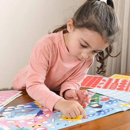 Poster panoramique 520 stickers les saisons Multi-coloured 6 - vertbaudet enfant 