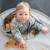 Kit bavoir et plateau transportable Gris 2 - vertbaudet enfant 