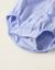 Body-chemise en coton Blanc+Bleu clair 8 - vertbaudet enfant 