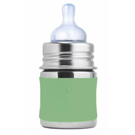 Biberon en inox 150 ml - moss Bleu+Rose+Vert 13 - vertbaudet enfant 