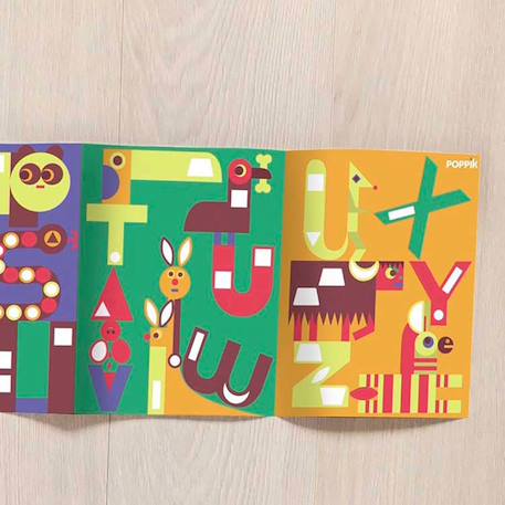 Poster panoramique 520 stickers les lettres de a à z Multi-coloured 3 - vertbaudet enfant 