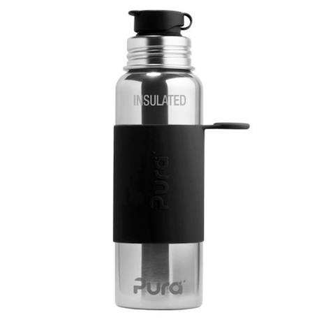 Garçon-Gourde sport isotherme en inox 650 ml - black