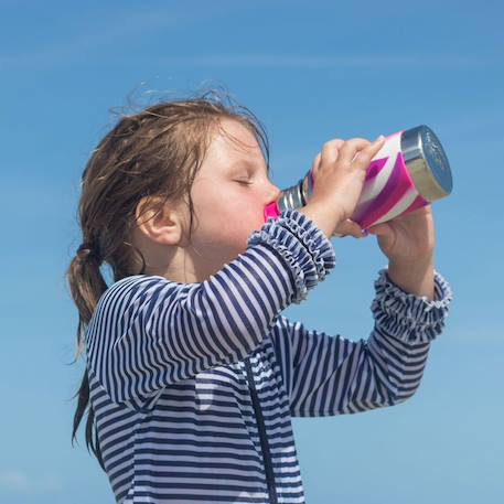Gourde sport en inox 550 ml - pink Rose 2 - vertbaudet enfant 