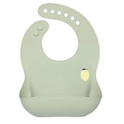 Puériculture-Bavoir en silicone - happy fruits citron