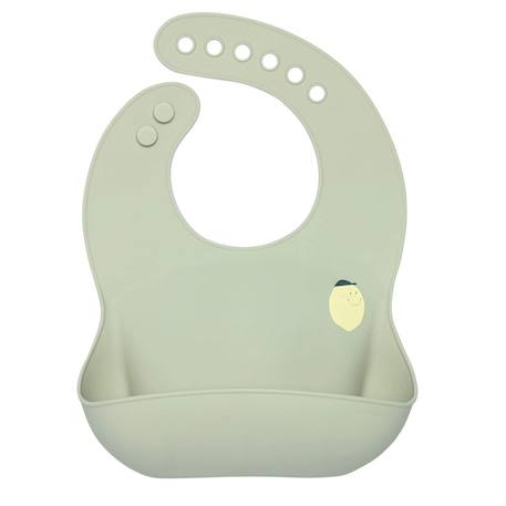 Bavoir en silicone - happy fruits citron Vert 1 - vertbaudet enfant 