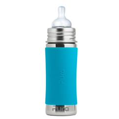 Puériculture-Biberon en inox 325 ml - aqua