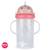 Grande tasse anti fuite + paille lestée ourson rose -300 ml Rose 3 - vertbaudet enfant 
