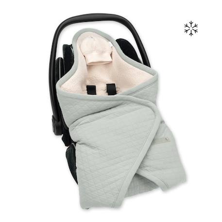 Nid d'ange biside ouatiné hiver  - teddy matelassé chaud Beige+Green+Lunar+Mix grey+Vintage 14 - vertbaudet enfant 