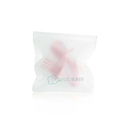 Set de 2 couverts d'apprentissage ergonomiques Rose 6 - vertbaudet enfant 