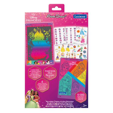 Tablette à dessins électronique multicolore disney princesses Rose 6 - vertbaudet enfant 