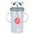 Grande tasse anti fuite + paille lestée panda -300 ml Gris 1 - vertbaudet enfant 