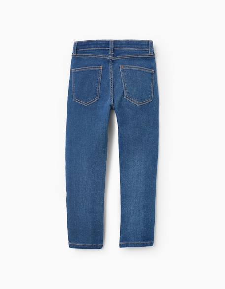 Jean flexible Bleu+Bleu foncé 2 - vertbaudet enfant 