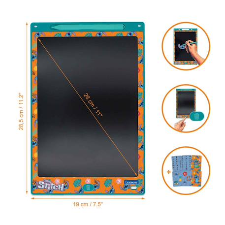 Tablette à dessins électronique Stitch Ardoise Magique Bleu 2 - vertbaudet enfant 
