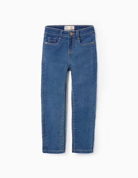 Jean flexible Bleu+Bleu foncé 1 - vertbaudet enfant 