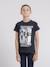 T-shirt col rond pur coton jamijel garçon Antra+Bleu marine+Noir 1 - vertbaudet enfant 